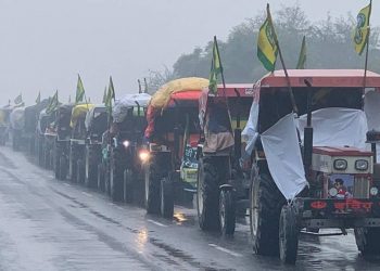 farmer tractor march