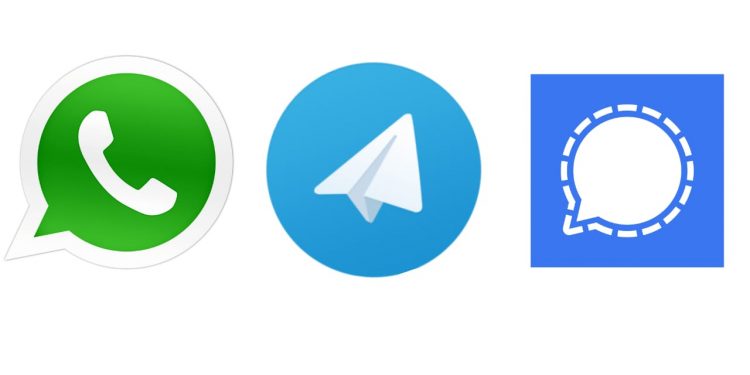 WhatsApp Telegram Signal