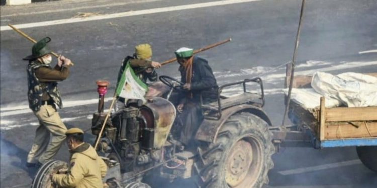 delhi farmer protest