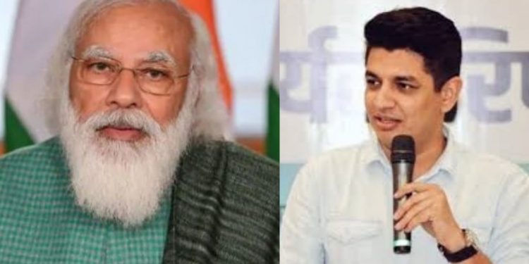 narendra Modi and satyajeet thambe