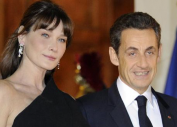 Nicholas Sarkozy and wife