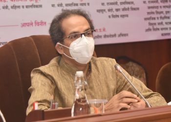 Uddhav Thackeray in mask
