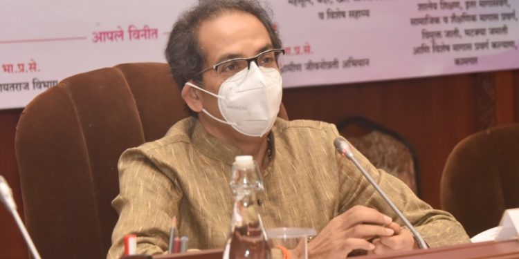 Uddhav Thackeray in mask