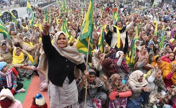Farmer Women protest