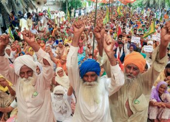 Farmers protest