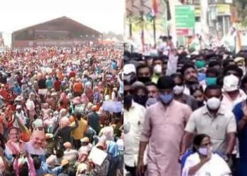 Bengal election crowd