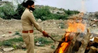 ladies constable cremated unclaimed dead body