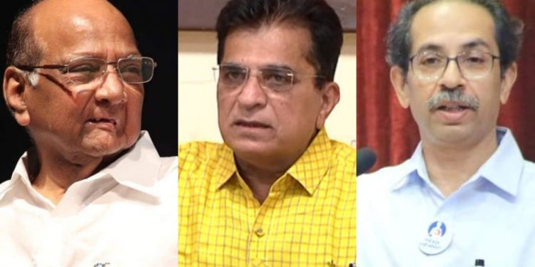 sharad pawar-kirit somaiya