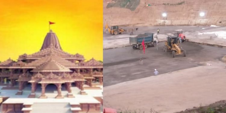 राम मंदिराच्या कामाला वेग…मंदिरासाठी ४४ थरांचा पाया!