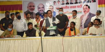 Narayan Rane in Mahad