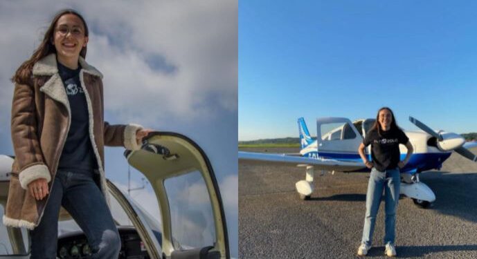 Teenage pilot