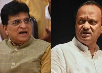 kirit somaiya-ajit pawar