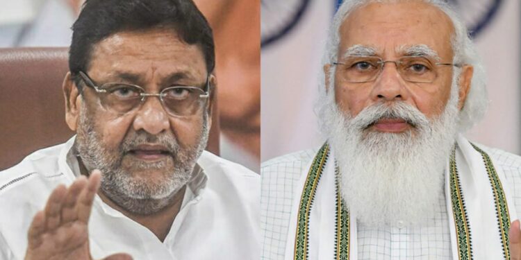 nawab malik-narendra modi