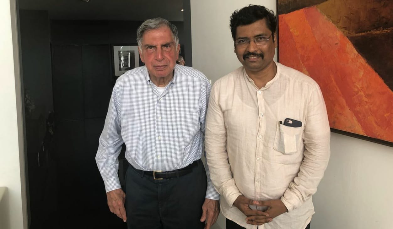 Keshav Upadhye with Ratan Tata