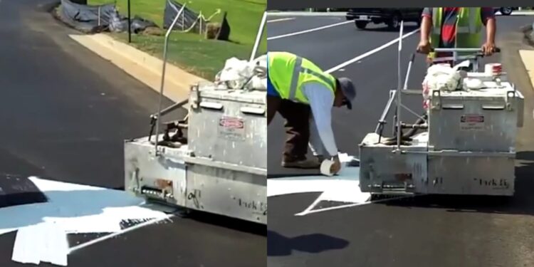 Thermoplastic marking will prevent road accidents