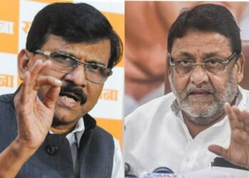 ncp malik, shivsena raut slams bjp over gujarat drug seized