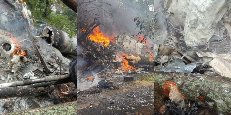 How, Where helicopter crash happened 8-12-21