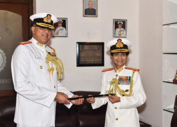 ANUPAM KAPUR TAKES OVER AS COMMANDING OFFICER