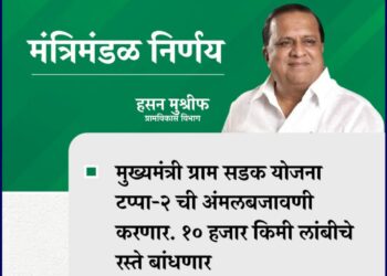 Cabinet Decision Mukhyamantri Gram Sadak Yojana