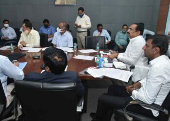 जलसंपदा मंत्री श्री.जयंत पाटिल यांच्या अध्यक्षतेखाली मुळा धरण प्रकल्प कालव्याच्या दुरुस्तीबाबत बैठक