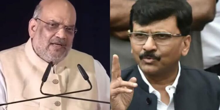 Shivsena sanjay raut replies amit shah strongly