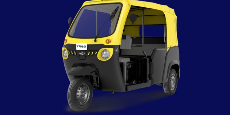 Mahindra Trio electric rickshaws