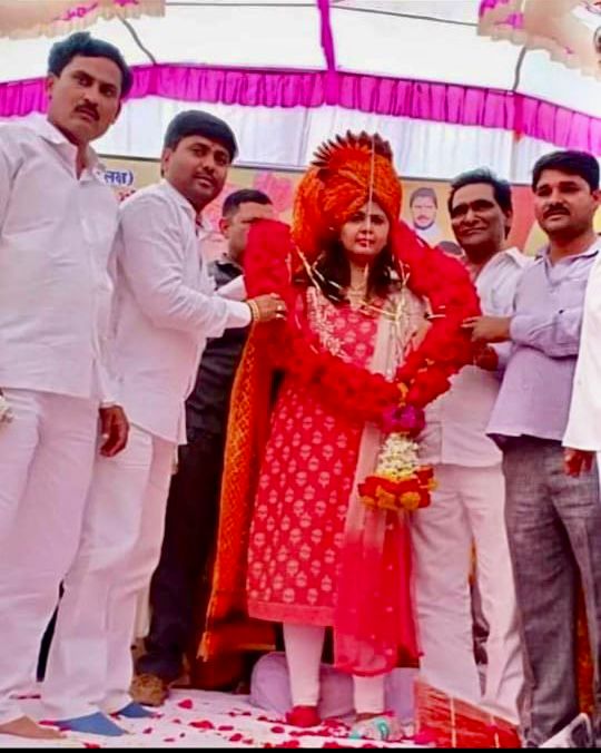 sanjay sanap wih pankaja munde