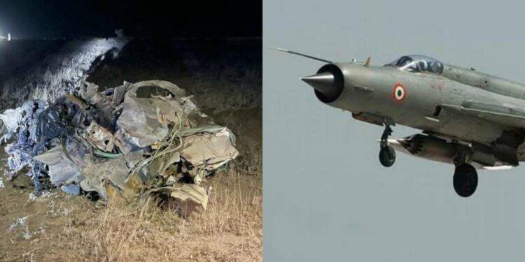 MIG-21 crash