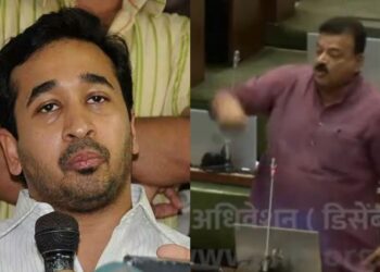 bhaskar jadhav and nitesh rane