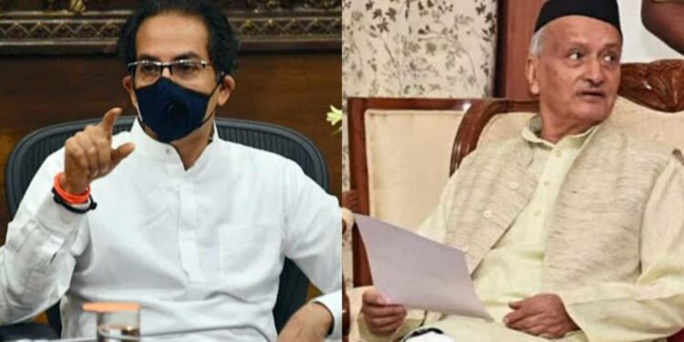 governer angry on cm thackeray