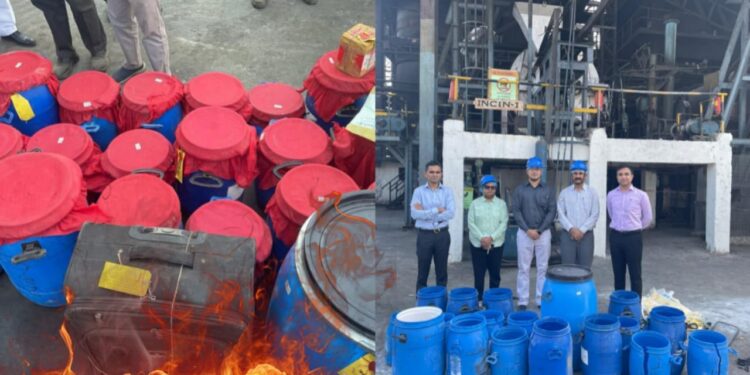 Mumbai Customs Zone 1 destroyed 269 Kg of Narcotics