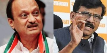 Ajit Pawar Sanjay Raut 29-1-22 Wine