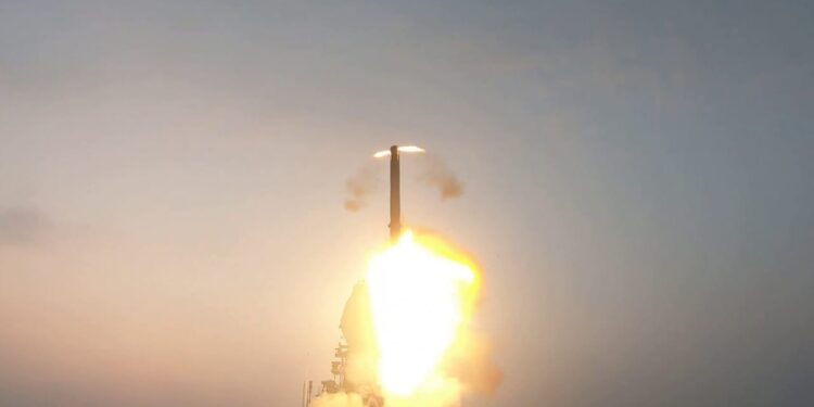 Supersonic BrahMos Missile