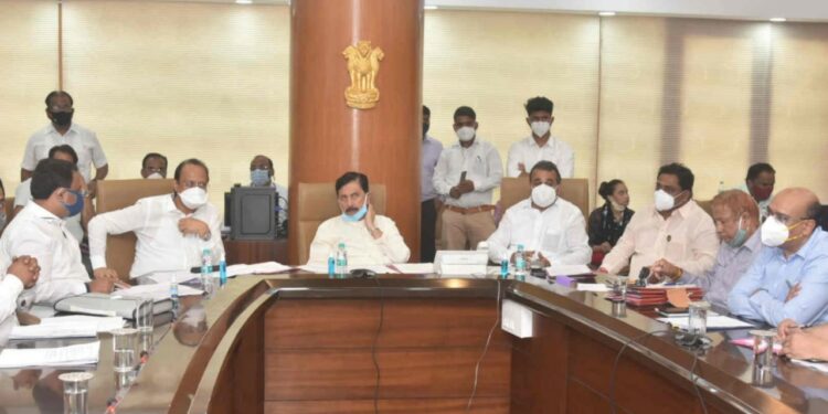 Ramraje Nimbalkar Instructions on area development of Maharani Chhatrapati Saibai Samadhisthal