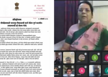 Dr Neelam gorhe instruction on Asthavinayak mandir infrastructure development