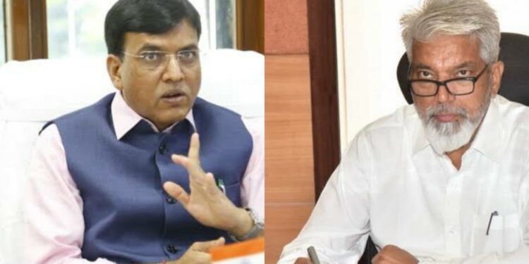 Dadaji Bhuse letter to Mansukh Mandaviya to reduce prices of fertilizers