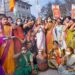 Congress Womens protest against gas price hike and inflation