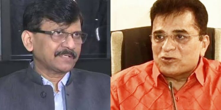 sanjay raut and kirit somaiya