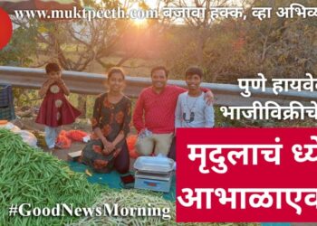 पुणे हायवेवर भाजीविक्रीचे कष्ट, मृदुलाचं ध्येय आभाळाएवढं!