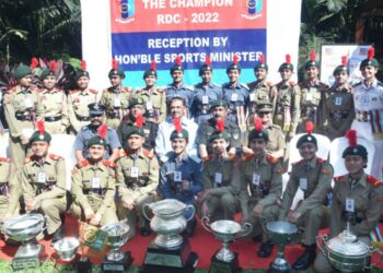 Sunil Kedar With NCC Students