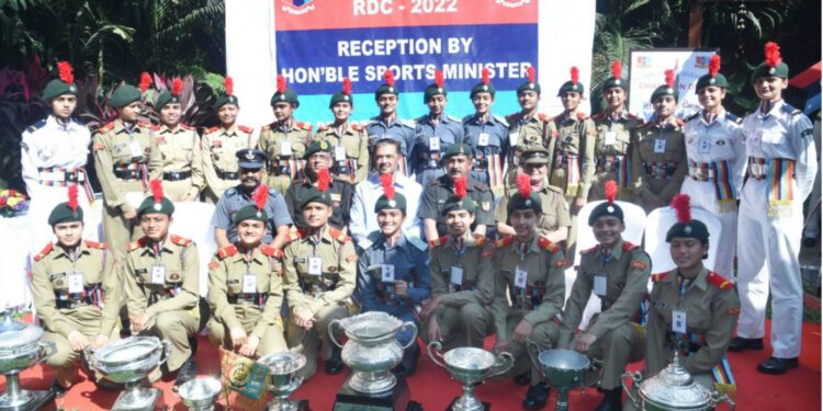 Sunil Kedar With NCC Students