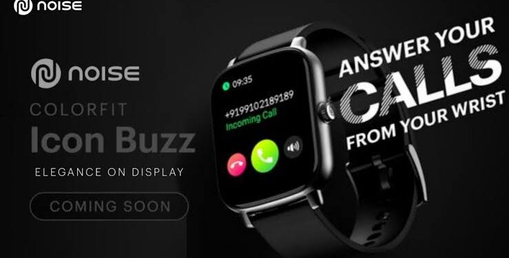 Noise Colorfit Icon Buzz New Health Friendly Smart Watch