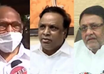 Sharad Pawar Ashishn Shelar Nawab Malik