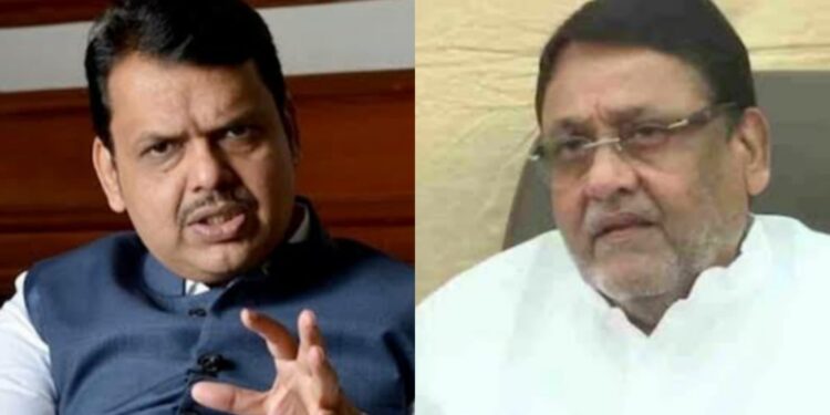 Devendra fadanvis And nawab Malik