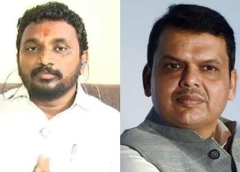 Amol Mitkari on Fadanvis couple