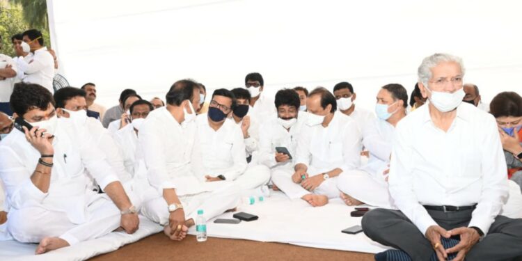 Balasahebh thorat support agitation of mva govt for nawab malik