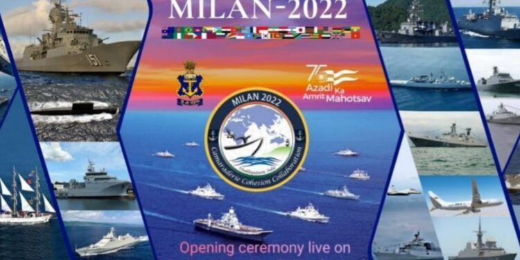 participation of foreign navies in Inauguration of Milan-22 naval exercise