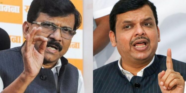Sanjay Raut vs fadanvis