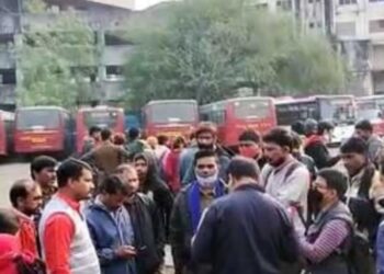 Star Bus Workers on strike