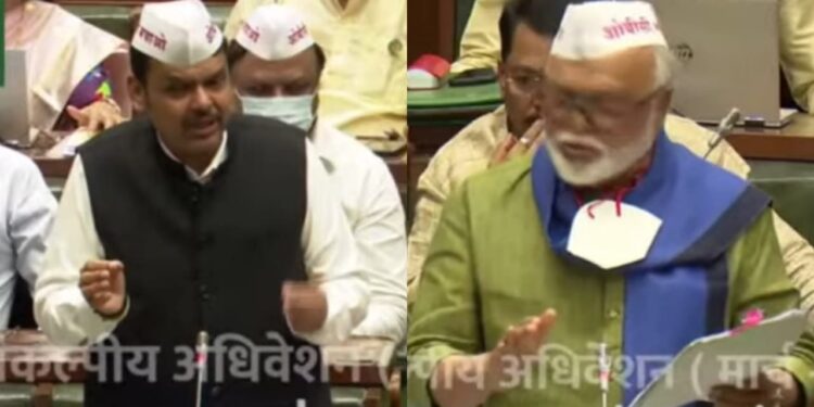 chhagan bhujbal And devendra fadnavis